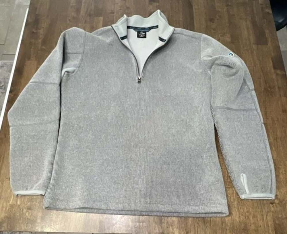 Kühl Thru-Kore Quarter Zip Sweater Size M Gray
